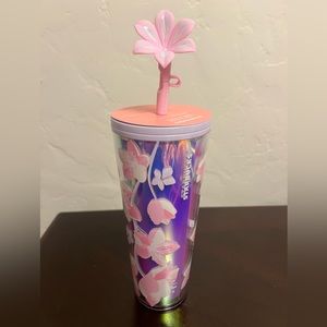 NWT Starbucks 2024 Cherry Blossom 24oz Tumbler